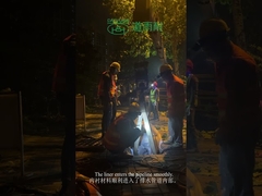 Kanalisation vor Ort ausgehärtet UV-ausgehärteter CIPP-Liner Nasses Material Rohbauunternehmer Unterirdisch Kein Graben