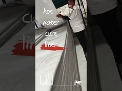 Grabenlose CIPP-Wasserumkehrauskleidung für die Reparatur kommunaler Abwasserkanäle. Wasserschwerkraftumkehrauskleidung