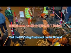 UVheilung CIPP, die Länge der Ausrüstungs-200m für städtische Abwasserkanalreparatur NO-DIG zeichnet