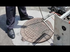 Wireless Control CCTV Pipeline Inspection Camera mit starkem Kabel und Licht