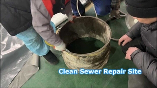 Grabenloser Kanalreparatur-Endpacker für den UV-Liner-Einbau