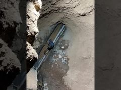 Spezieller Bauplan für die UV-CIPP-Reparatur teilweise eingestürzter Rohrleitungen (ohne Bodenbedeckung)
