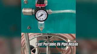 Tragbares UV-CIPP-Rohrreparatursystem DN100 bis DN250