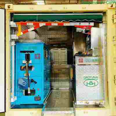 20ft Side-Open Sea Container UV Curing System – All-in-One Solution